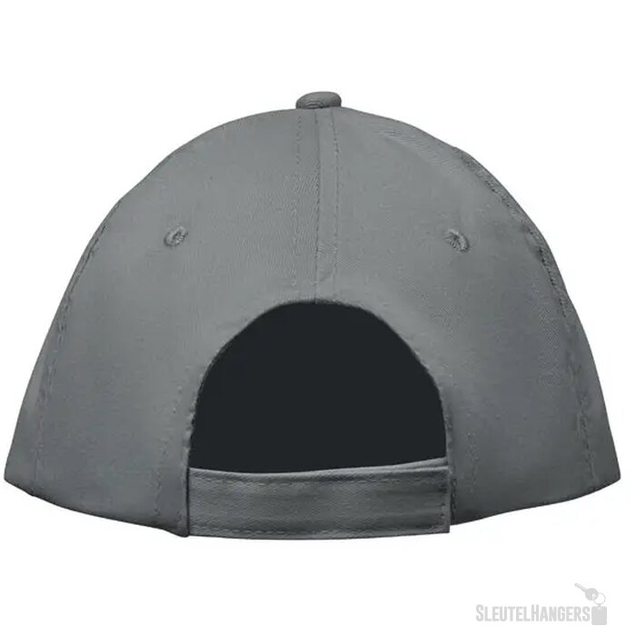 5 panelen baseballpet 180gr Sunny grijs