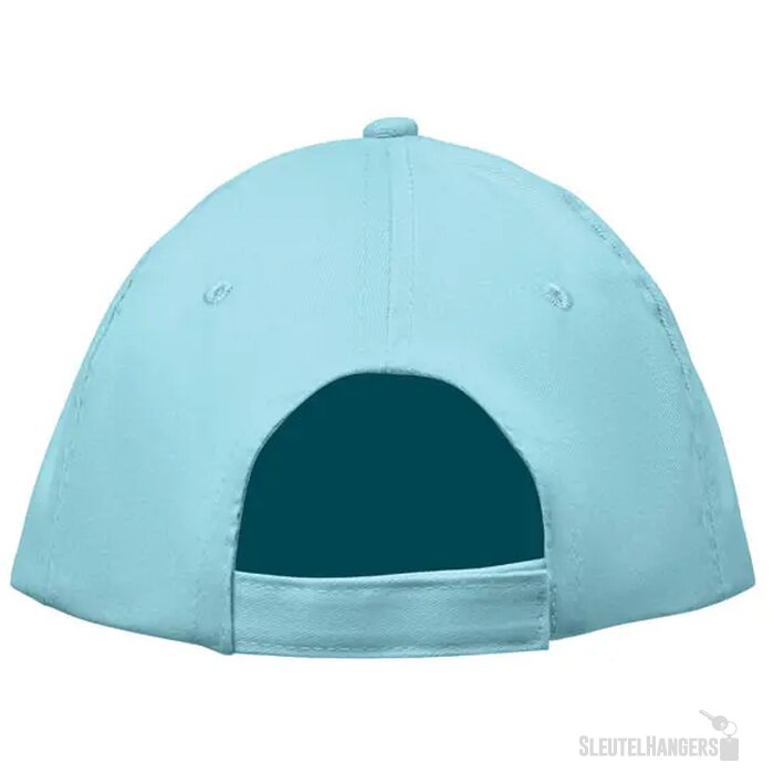 5 panelen baseballpet 180gr Sunny babyblauw