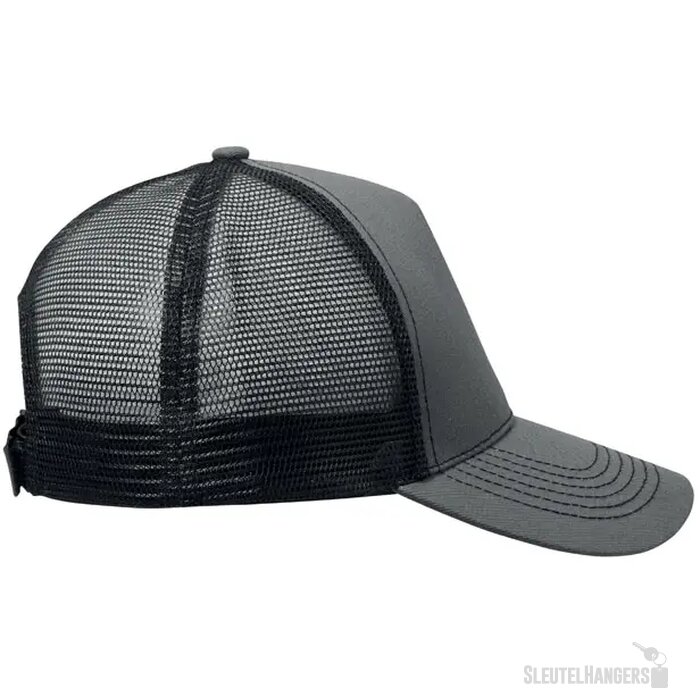 5 panelen trucker cap Blist Grijs