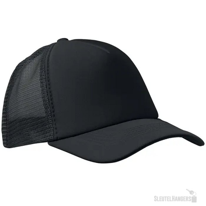 5 panelen trucker pet Bubble zwart
