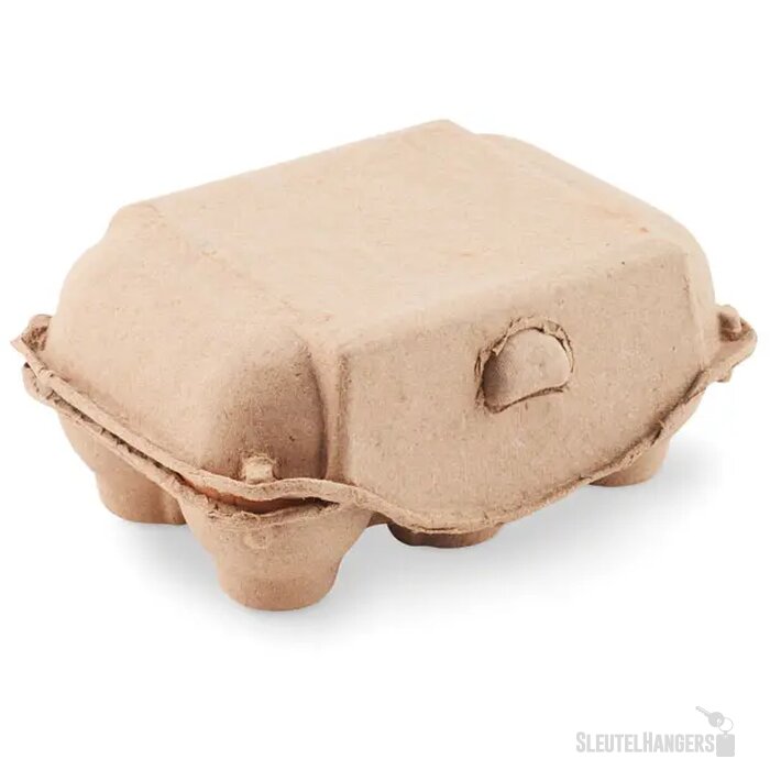 6 krijteieren in doosje Tamago beige