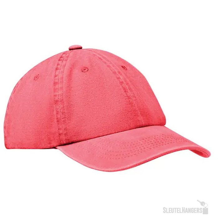 6 panelen baseballcap Top Rood