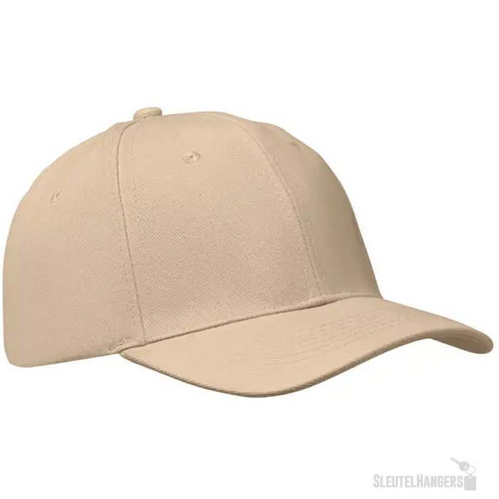 6 panelen baseballpet Buffalo Beige