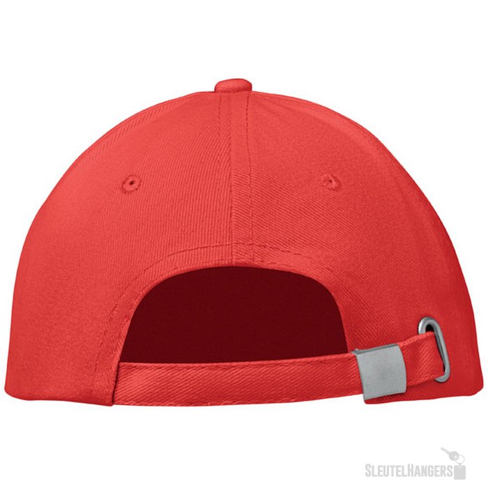 6 panelen baseballpet Buffalo Rood