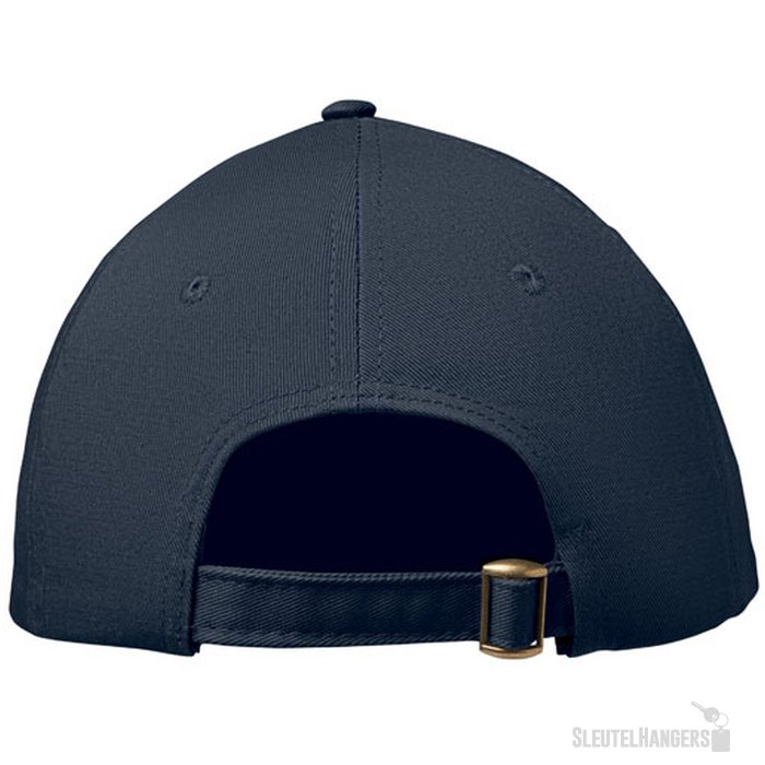 6 panelen katoenen baseballpet Bahamas Kobaltblauw