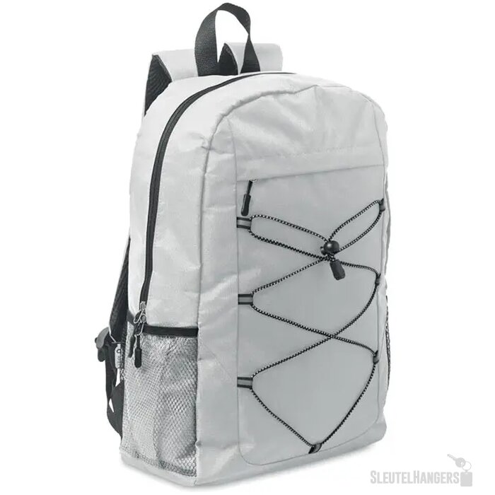 Rpet polyester rugzak Hige Wit