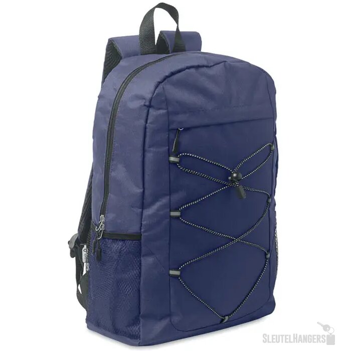 Rpet polyester rugzak Hige Blauw