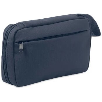 600d rpet toilettas Vanit marineblauw