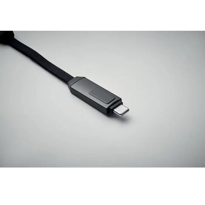 60w oplaadkabel sleutelhanger Keysto zwart