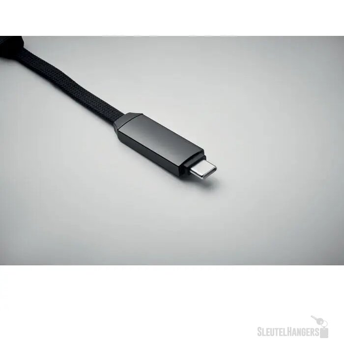 60w oplaadkabel sleutelhanger Keysto zwart