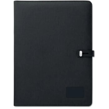A4 schrijfmap/draadloze oplader Smartfolder zwart