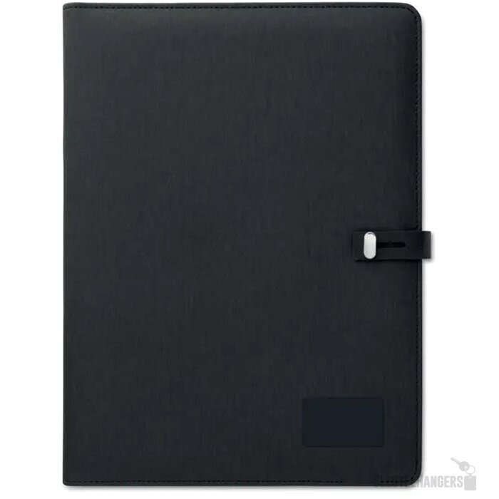 A4 schrijfmap/draadloze oplader Smartfolder zwart