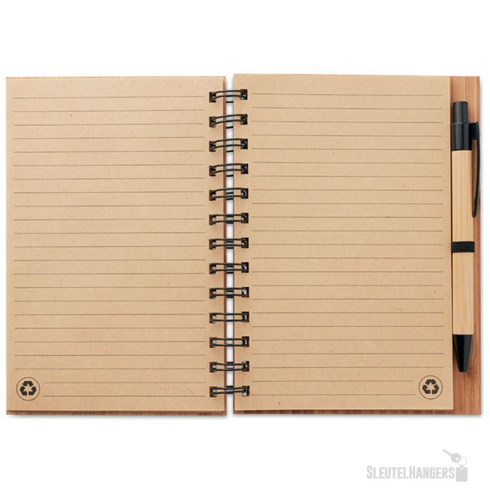 A5 bamboe notitieboek Bambloc hout