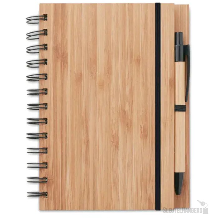 A5 bamboe notitieboek Bambloc hout
