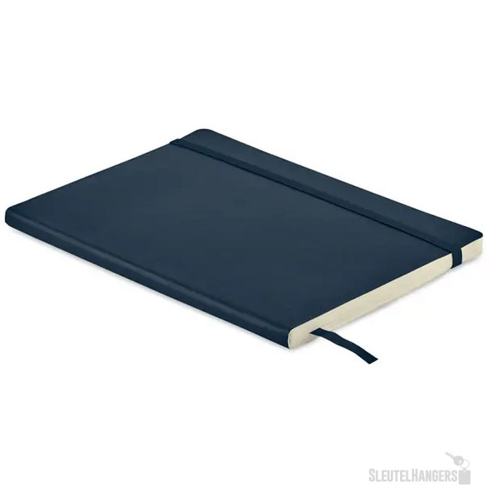 A5 gerecycled notitieboek Breta Kobaltblauw