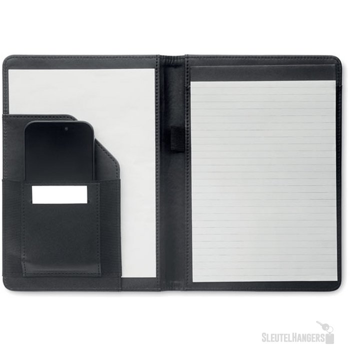 A5 map 300d rpet Folio Zwart