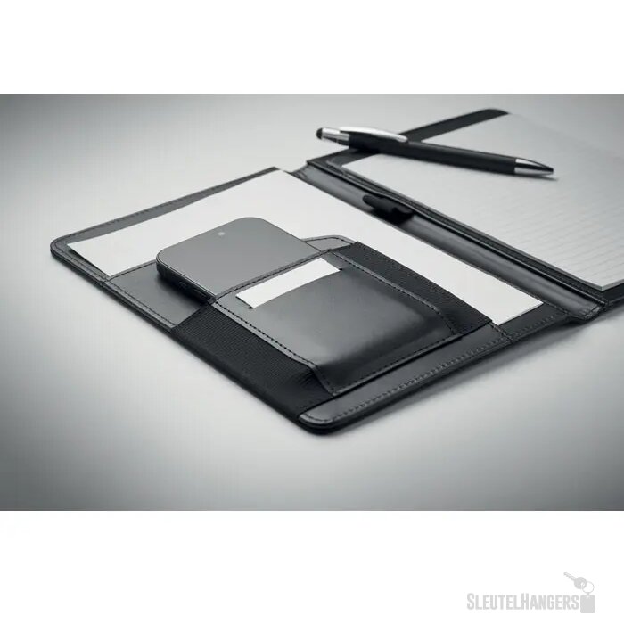 A5 map 300d rpet Folio Zwart