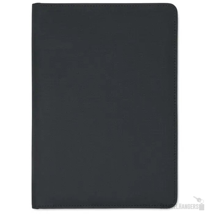 A5 map 300d rpet Folio Zwart