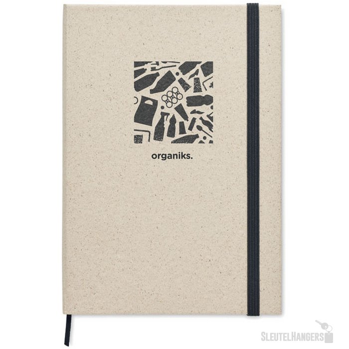 A5 notitieboek graspapier Grass notes Beige