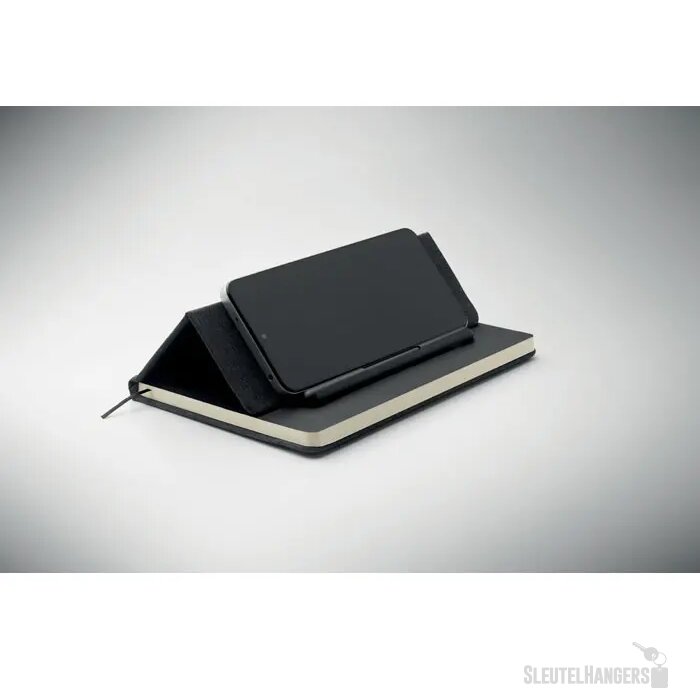 A5 notitieboek telefoonhouder Rinbook Zwart