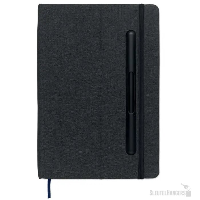 A5 notitieboek telefoonhouder Rinbook Zwart