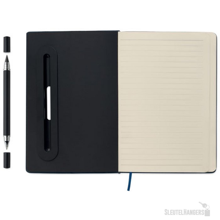 A5 notitieboek telefoonhouder Rinbook Kobaltblauw