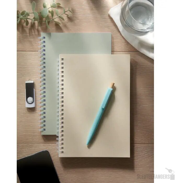 A5 notitieboek van gerecycled karton Recarnote Beige