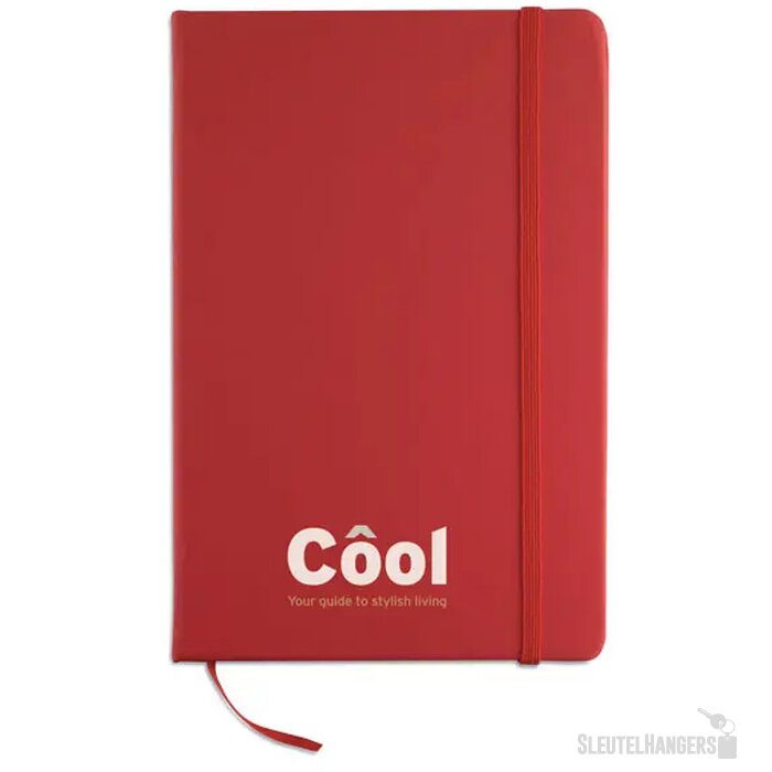 A5 gelinieerd notitieboek Arconot Rood