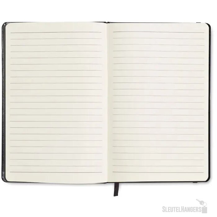 A5 gelinieerd notitieboek Arconot Zwart