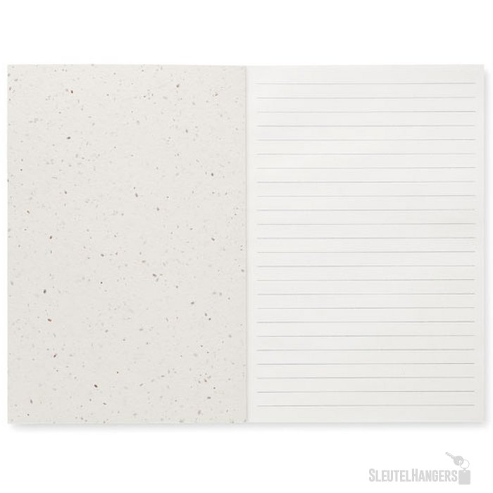 A5 notitieboekje zaadpapier Seed book wit