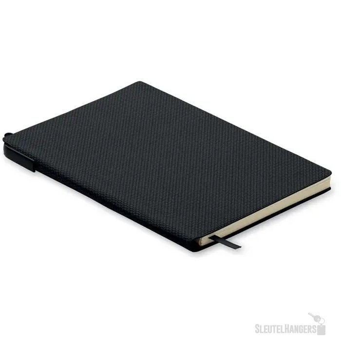 A5 pu notitieboek met pen Nota zwart