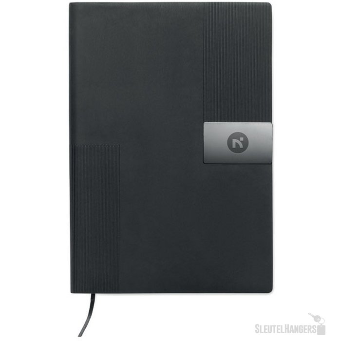 A5 pu notitieboek Treze Zwart