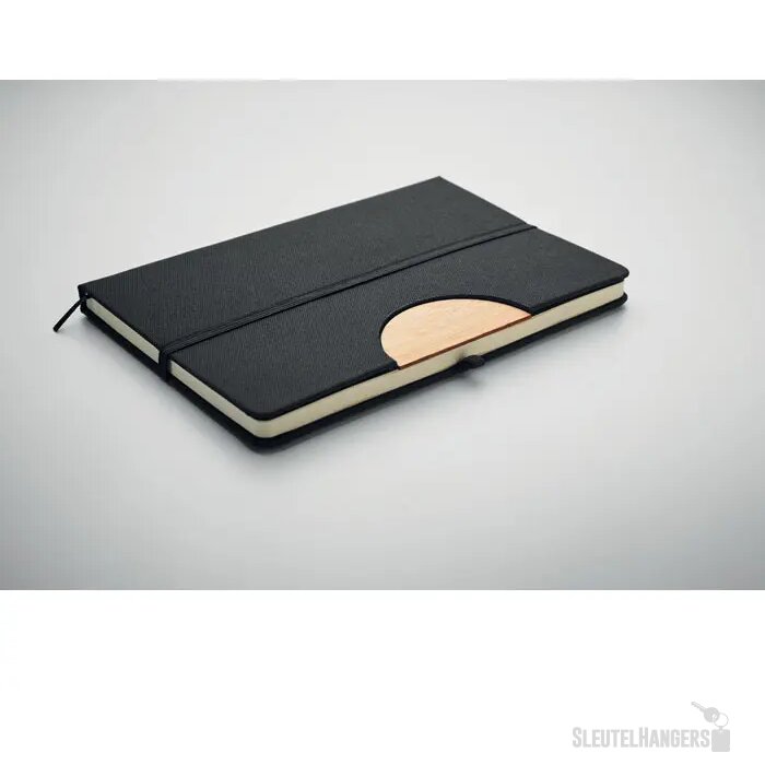A5 rpet notitieboek gelinieerd Blama Zwart