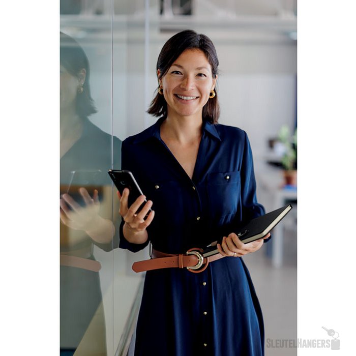 A5 rpet notitieboek met pen Nota Zwart