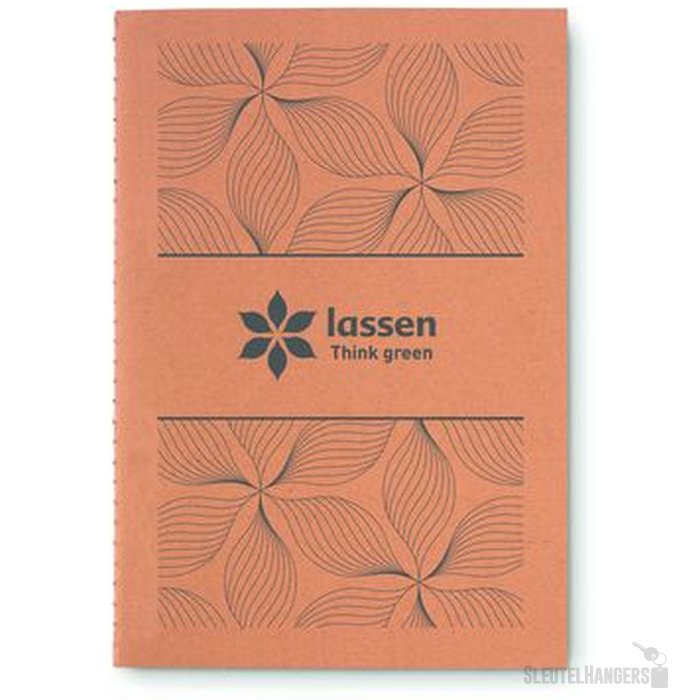 A5 schrift met karton omslag Mid paper book beige