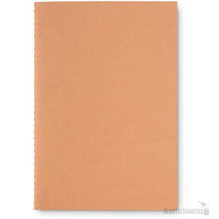 A5 schrift met karton omslag Mid paper book beige