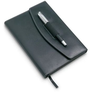 A5 schrijfmap met pen Nova zwart