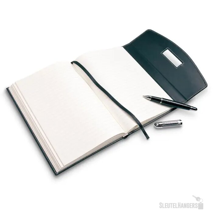 A5 schrijfmap met pen Nova zwart