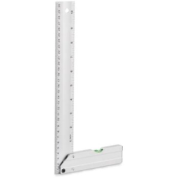 Aluminium waterpasliniaal 30cm Mejure zilver