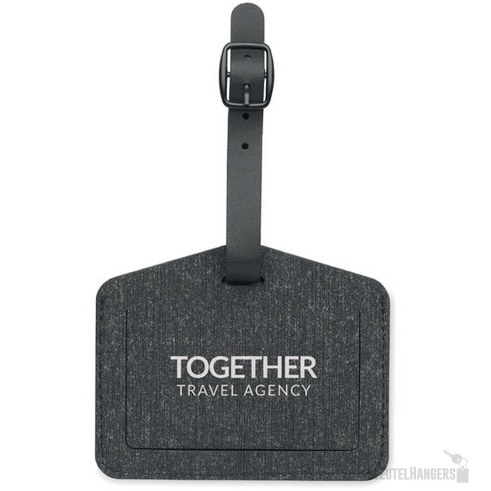 Anti-lost finder bagagelabel Tagsmart Zwart