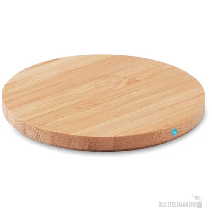Bamboe draadloze lader 15w Rundo lux hout