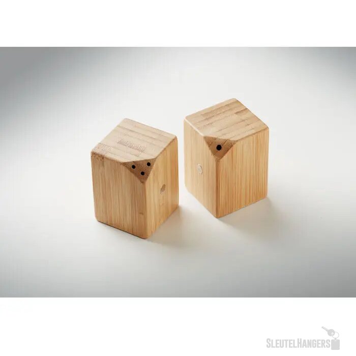 Bamboe peper- en zoutstel Both hout