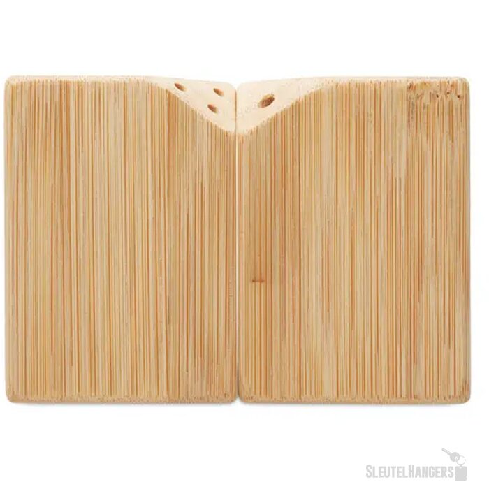 Bamboe peper- en zoutstel Both hout