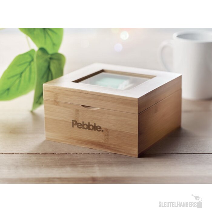Bamboe theedoos Campo tea hout
