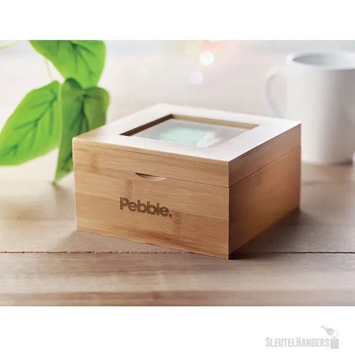 Bamboe theedoos Campo tea hout
