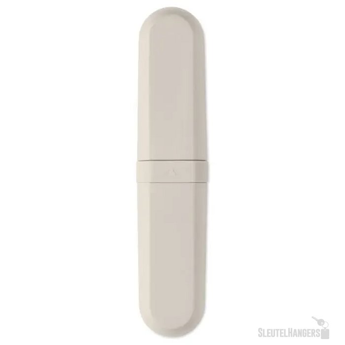 Bestekset en koker in pla Biteful beige