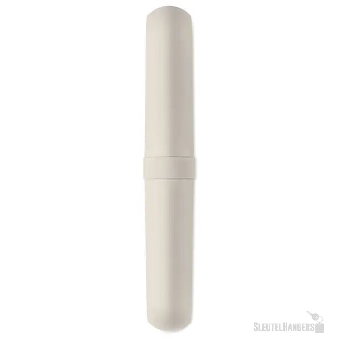 Bestekset en koker in pla Biteful beige
