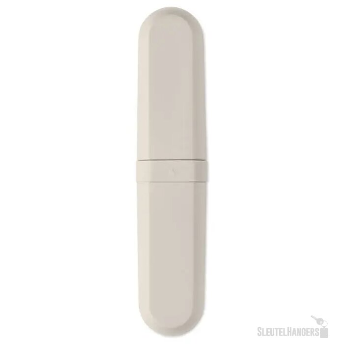 Bestekset en koker in pla Biteful beige