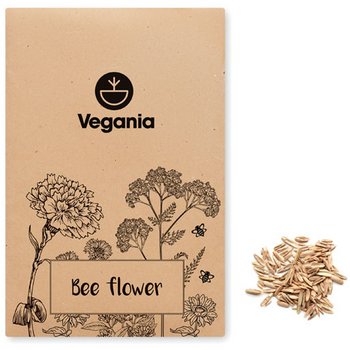 Bloemenzaadjes in envelop Seedlopebee beige