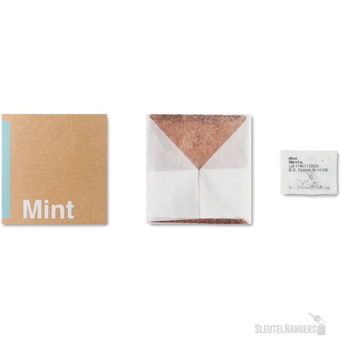 Compost met munt zaadjes Mint beige